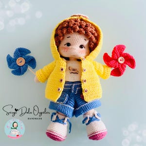 ANGIELSKI WZÓR Gürbüz Lalka Amigurumi