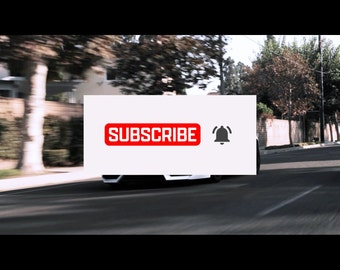 Subscribe Button For Youtube Video - Transparent Subscribe Button - Subscribe Overlay - ByAirMedia