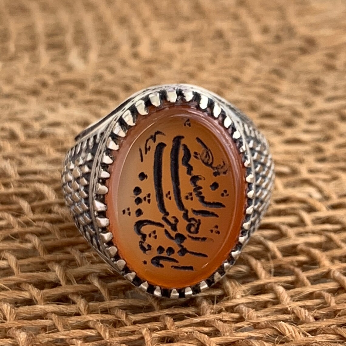 Islamic Ring Moslem Muslim Shia Najaf Karbala Ring Arabic Etsy UK
