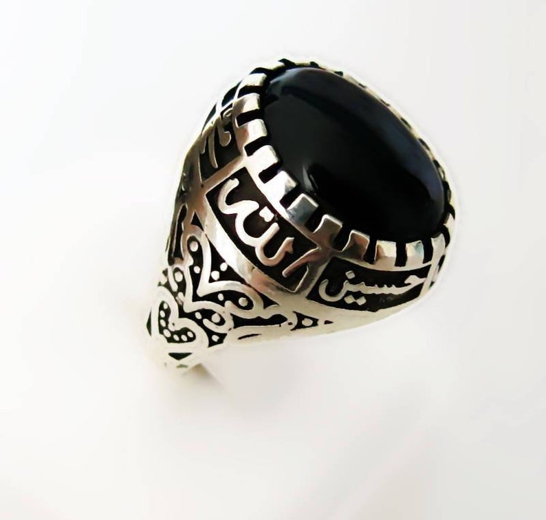 Handmade Shia Ring Men's Woman's Yemeni Aqeeq Etsy