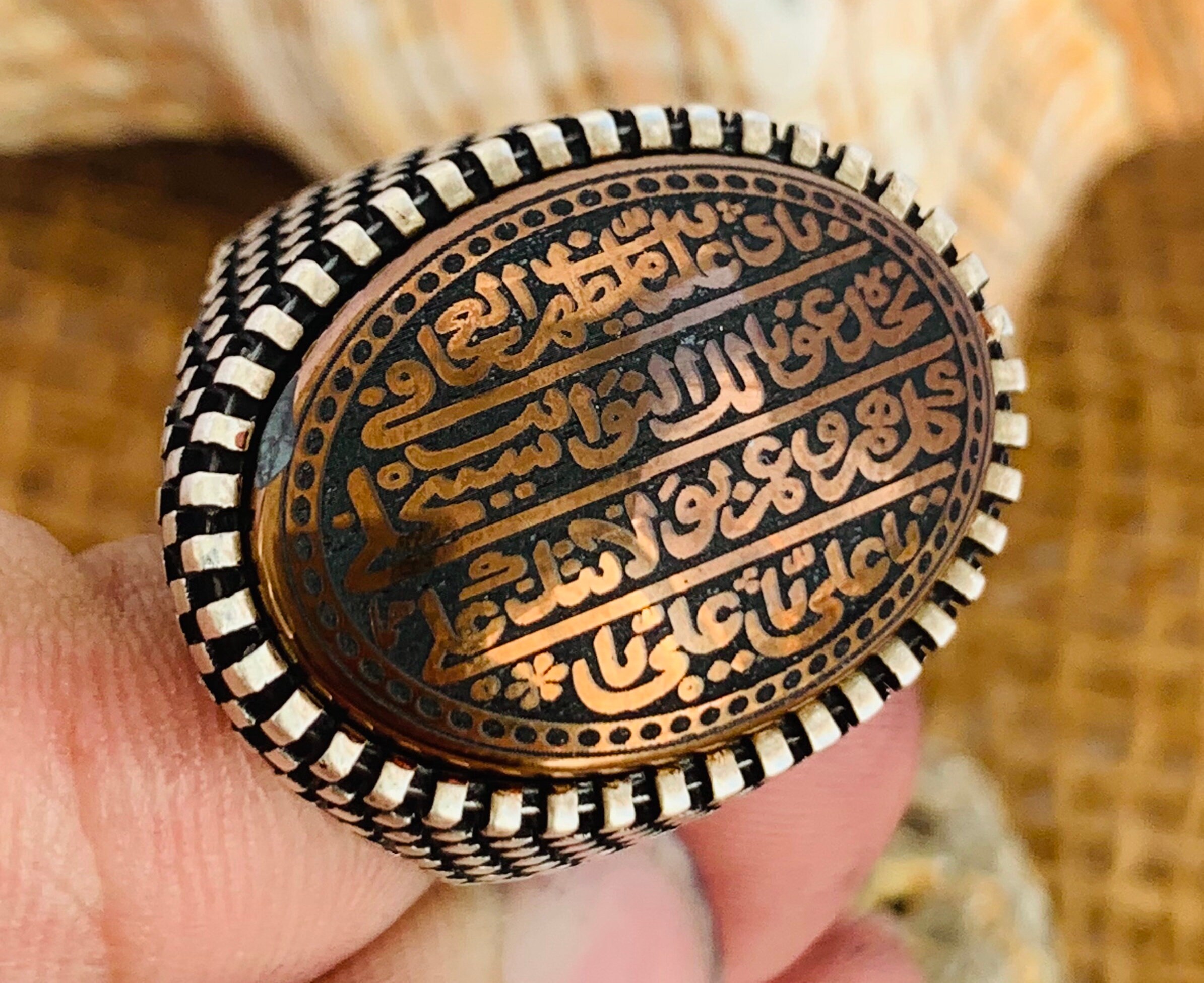 Islamic Ring Moslem Islam Muslim Shia Ring Arabic Koran Etsy