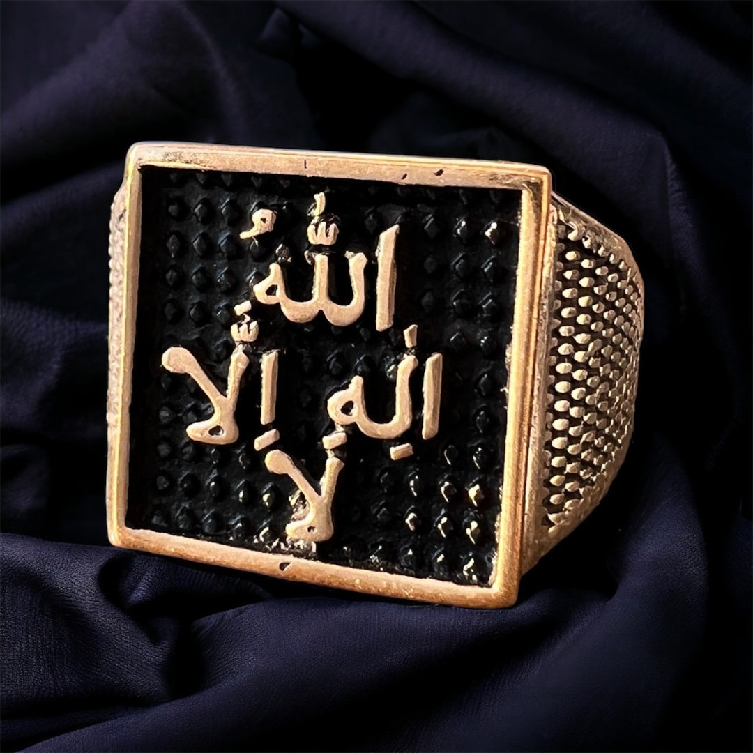Arabic Mens Ring: Handmade 925 Sterling Silver Vintage Style - Etsy