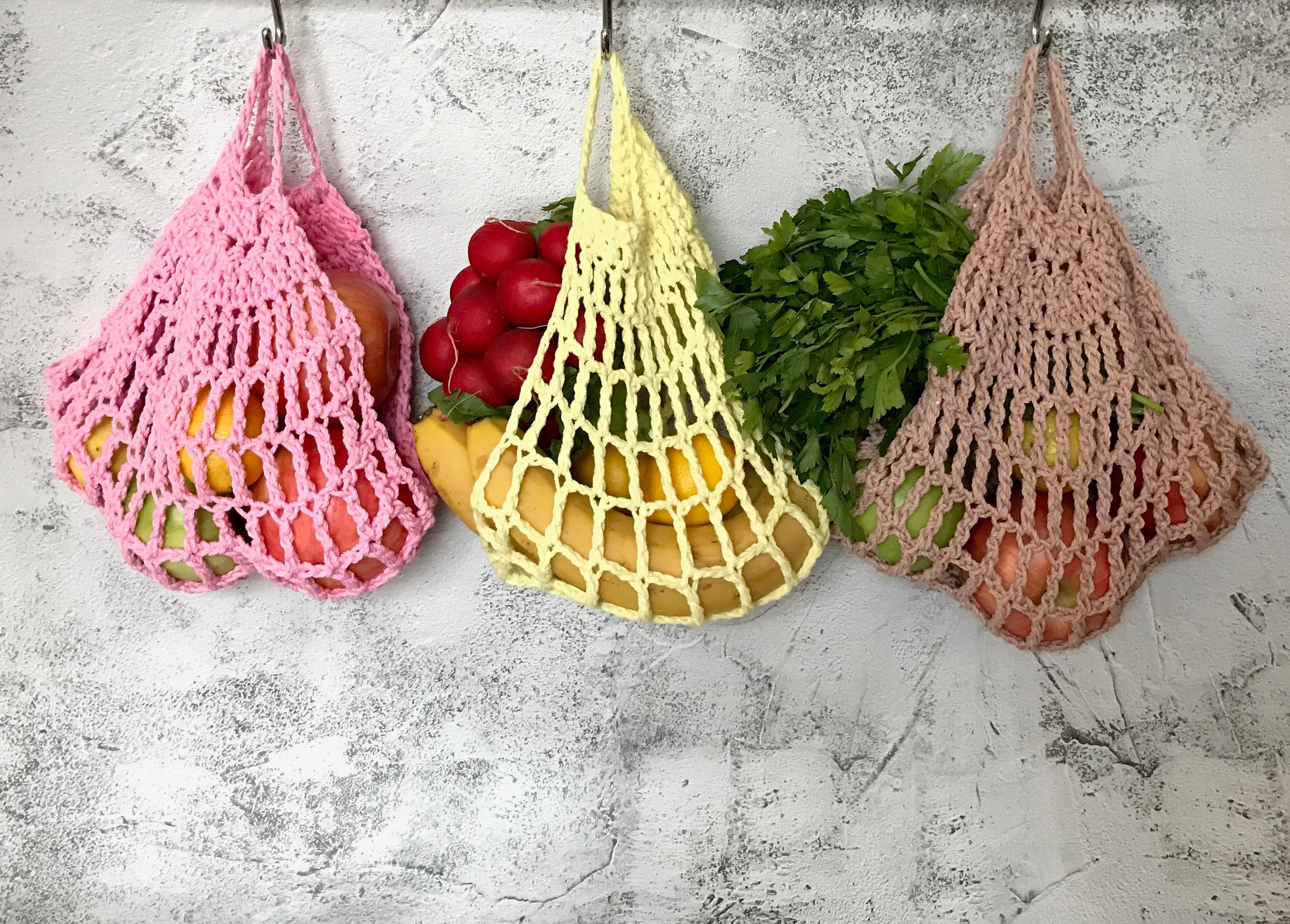 Fruit hammock PDF PATTERN VIDEO Easy crochet pattern Etsy