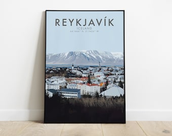 Reykjavik, The Golden Circle, Southwest Iceland Travel Print