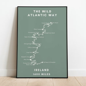 The Wild Atlantic Way Print | Ireland Road Trip