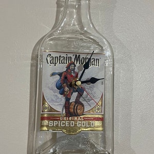 Captain Morgan Flattened/Squashed Bottle Clock