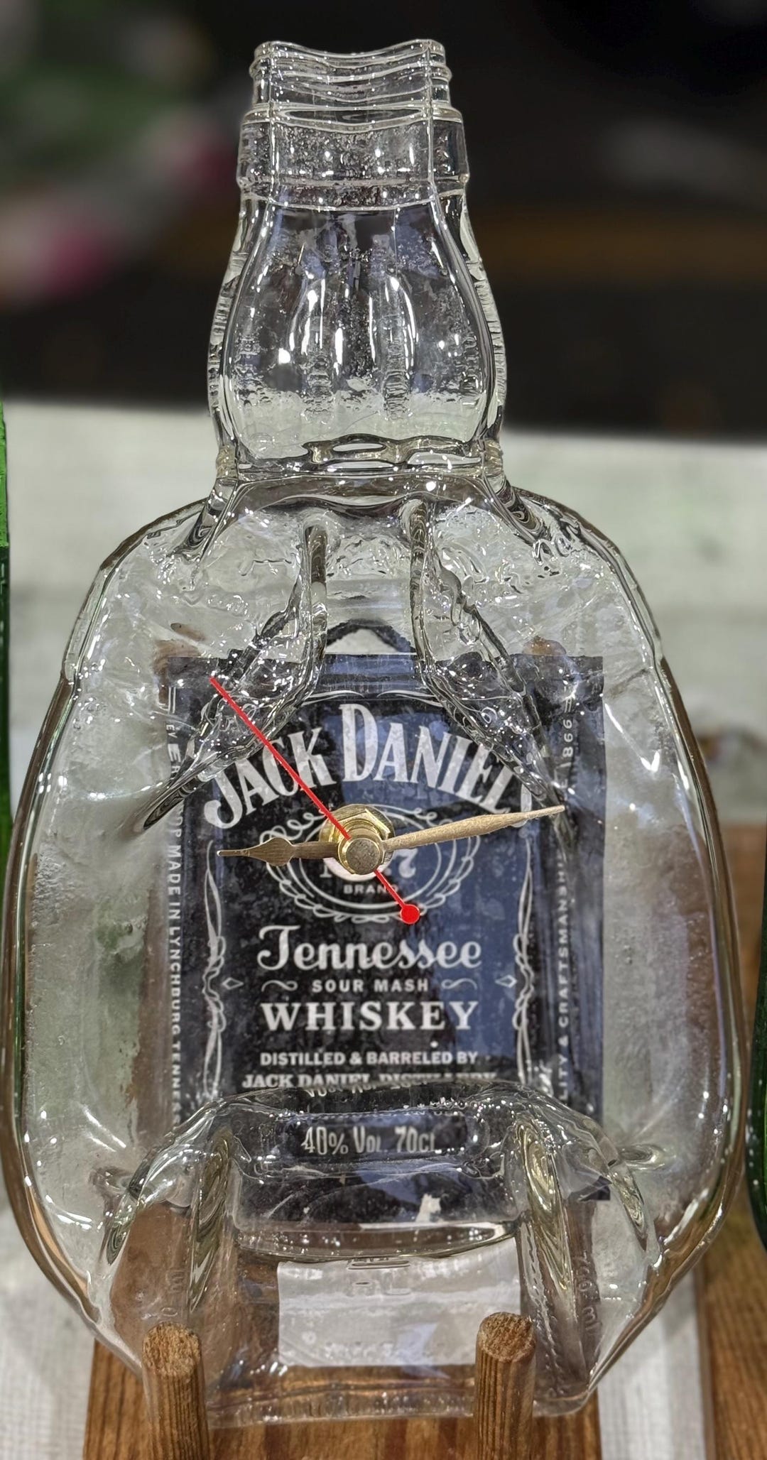 Jack Daniels Squashed / Flattened Bottle Wall Clock - Etsy Canada