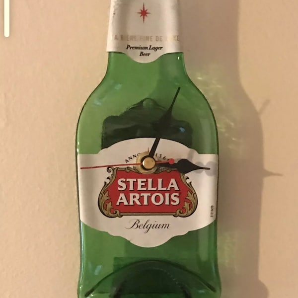 Stella Artois Squashed / Flattened Bottle Wall Clock