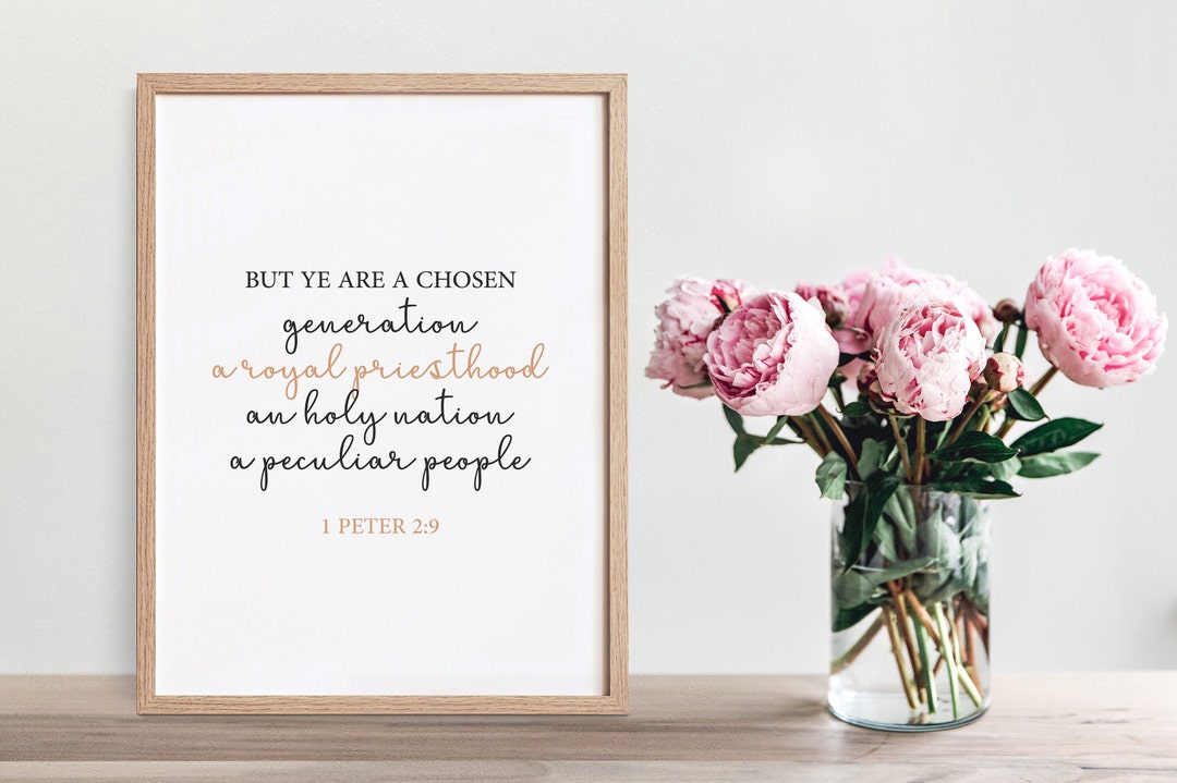 Bible Verse Wall Art 1 Peter 2 9 KJV Christian Wall Decor Etsy 1-peter-2-9-10-a-new-identity-and-new-purpose-faith-lutheran-church