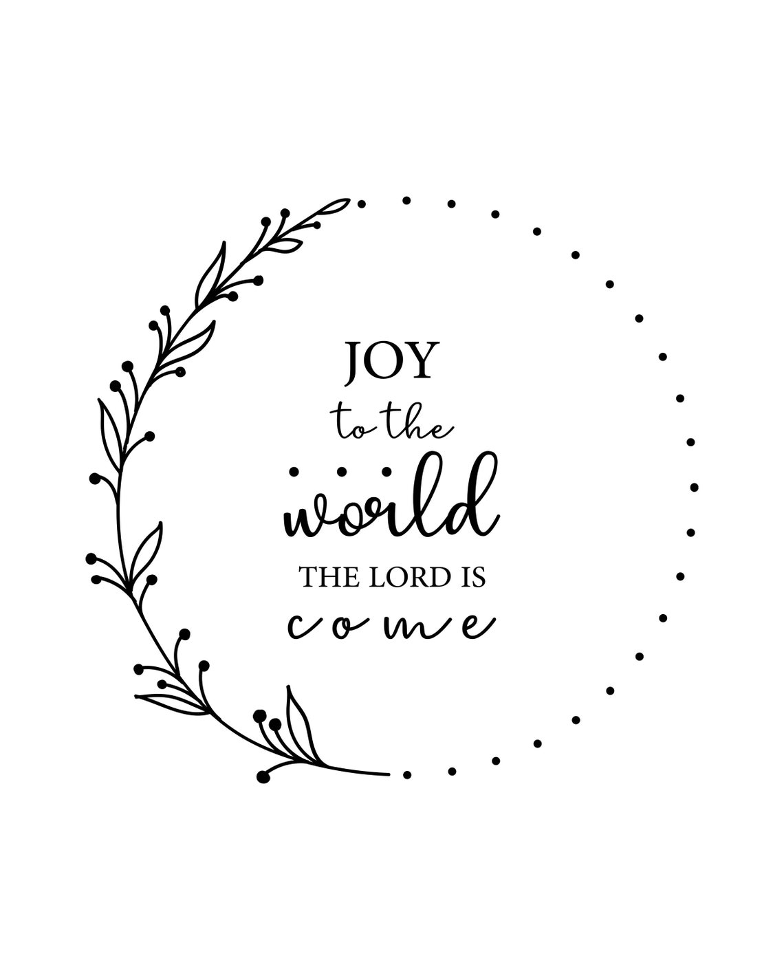 Set of 3 Christmas Wall Prints, Christmas Quotes, Christmas Gallery Set