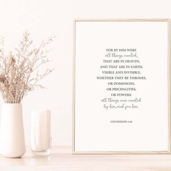 Colossians 1 - Etsy