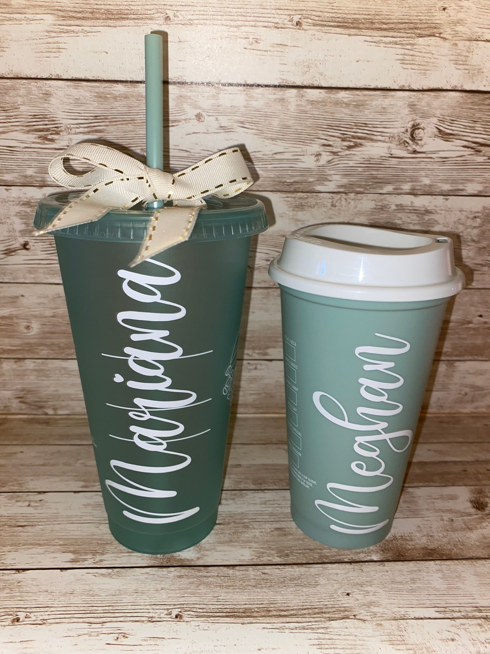 Édition limitée Mint Green Starbucks Cups Etsy