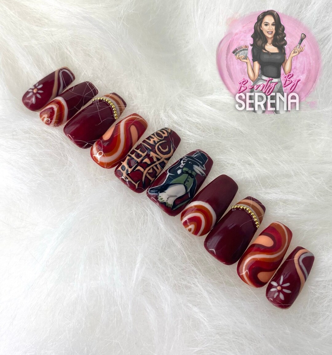 Fleetwood Mac very Detailed Press on Nails Etsy