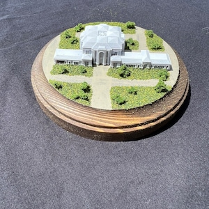 Paris, France Church of Jesus Christ of Latter Day Saints Temple painted Diorama