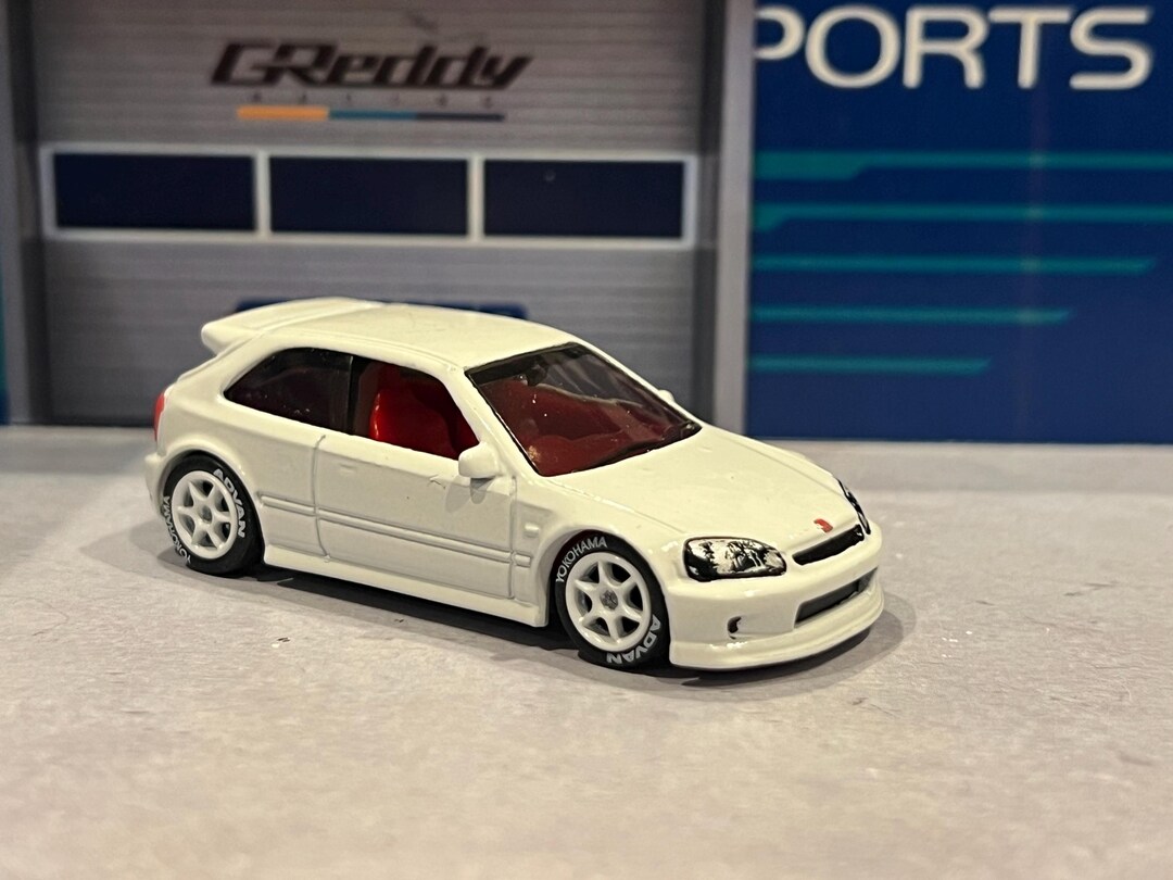 Hot wheels Honda civic type R EK9 Real rider wheel swap