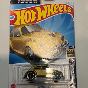 Hot Wheels bumblebee gold 1/64 scale car beetle