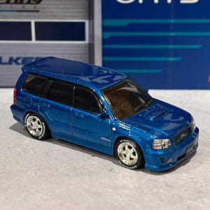 Subaru Forester XT second gen blue Hot wheels premium with custom wheels swap