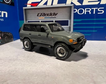 Hot wheels Toyota Landcruiser 80s series custom wheel swap