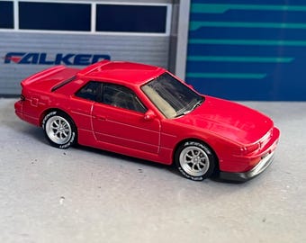 Hot wheels red s13 coupe Nissan 240 SX Real rider swap