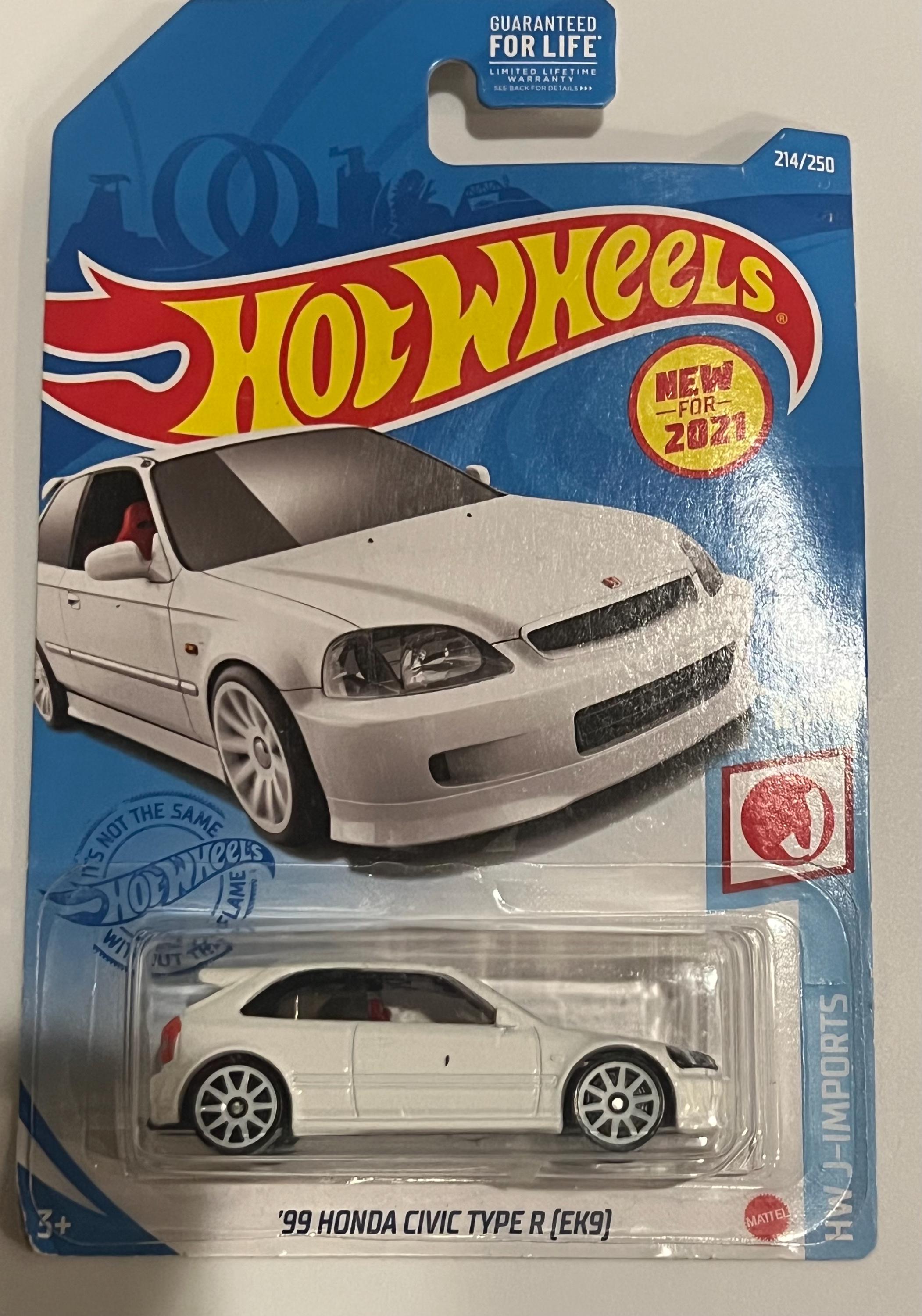 ミニカー Hot Wheels Honda Civic TYPE R EK9 1/43 Amazon.com: Hot Wheels 2022 - '99 Honda Civic Type R [EK9