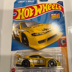 Hot Wheels Liberty Walk LB super silhouette Nissan Silvia s15 carded 1/64 scale