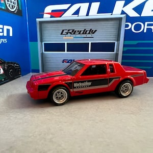 Hot wheels Buick Regal GNX red  with real rider swap