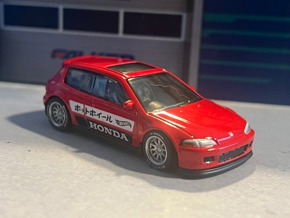 Hot Wheels red Honda civic eg custom real rider swap - Etsy 日本