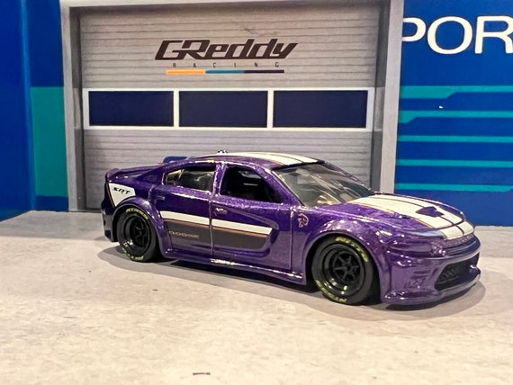 Hot Wheels 1/64 Scale 2020 Dodge Charger Srt Purple With Real