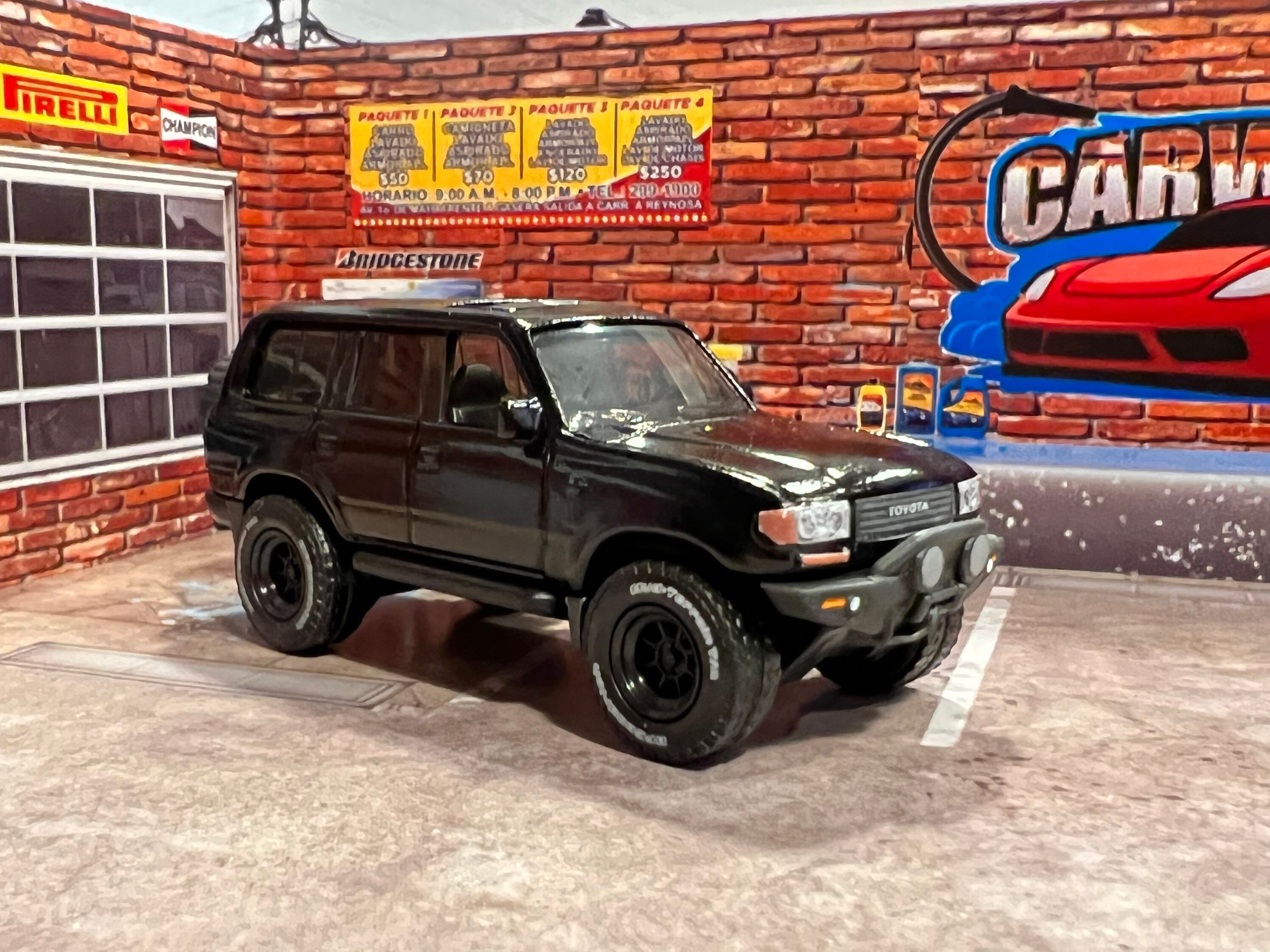 Hot Wheels Toyota Landcruiser Custom Series 80 With Paint and - Etsy