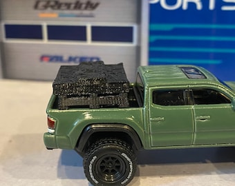 1/64 scale custom 3D printed accessories for Tacoma and 1/64 scale trucks