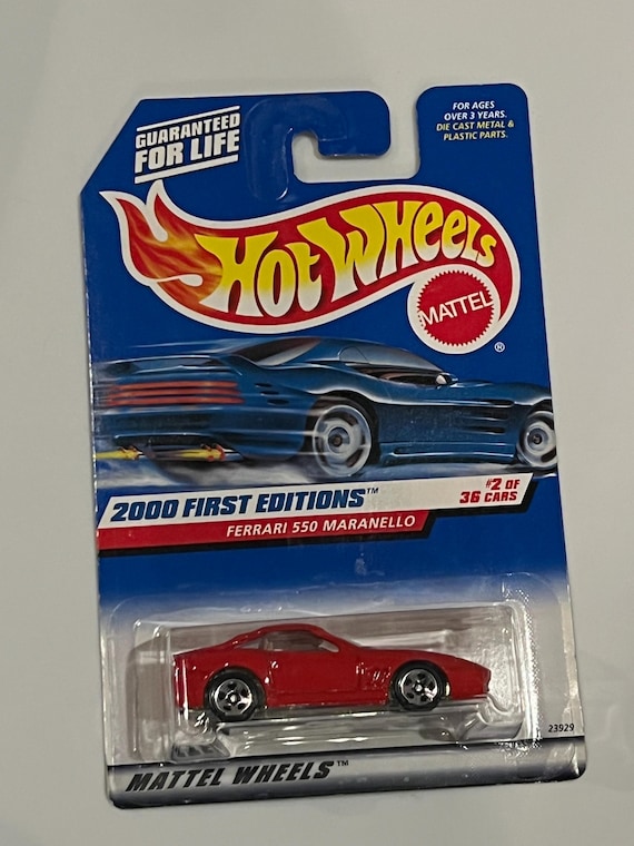 Hot Wheels Ferrari Vintage Carded Red 1:64 Scale Car - Etsy