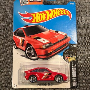 Hot Wheels 1985 Honda crx 1/64 scale toy car diecast