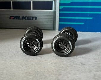 1/64 scale 4x4 deep dish real riders bf Goodrich tires set of 1 (pair)