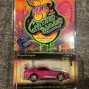 Hot Wheels Atlanta Convention Toyota Supra car. 4644/6200