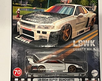 Hotwheels LBWK Nissan Skyline ER34 サイン入り