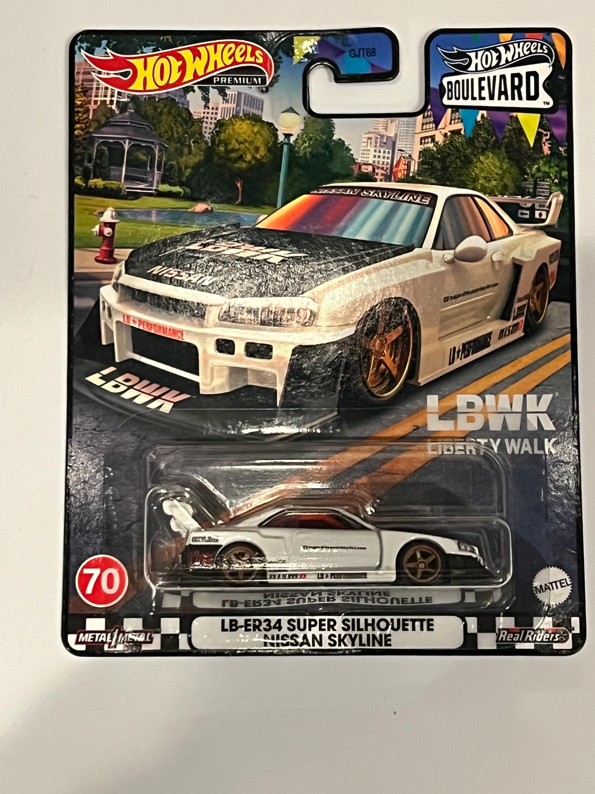 Hotwheels LBWK Nissan Skyline ER34 サイン入り Amazon.com: Hot Wheels LB-ER34 Super Silhouette Nissan