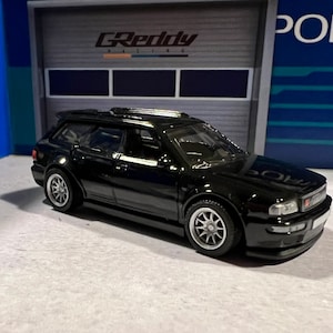 Hot wheels Audi 94 avant rs2 custom real rider swap 1/64 (blue, silver or black)