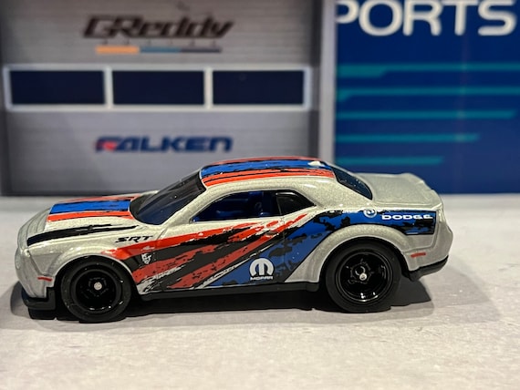 Hot Wheels Stars and Stripes Dodge Challenger SRT Demon With Real Rider Wheels Etsy