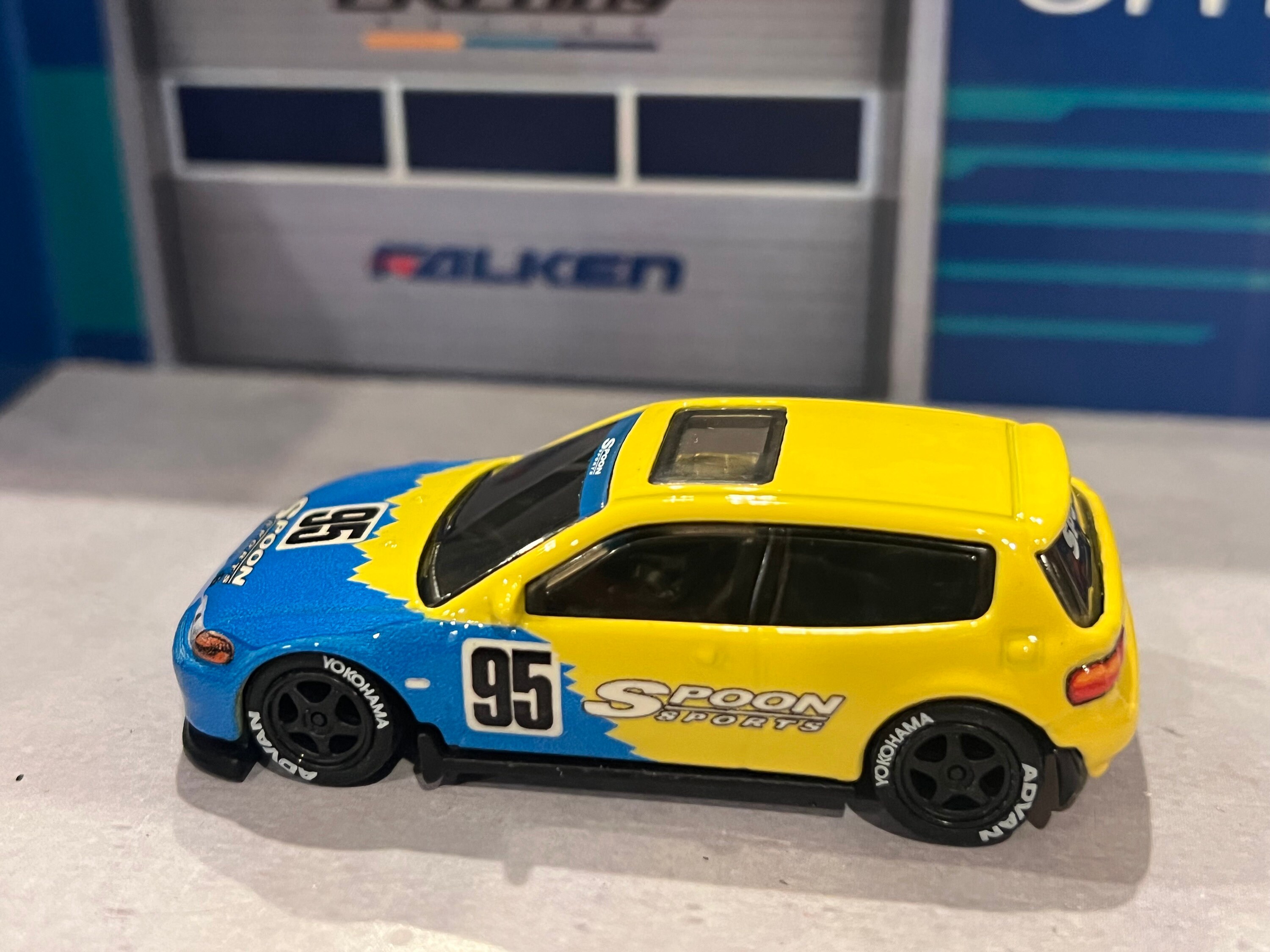 Hot wheels premium casting Honda civic EG spoon with spoon