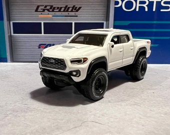 Hot wheels Toyota Tacoma custom 1:64 scale full decal real rider swap