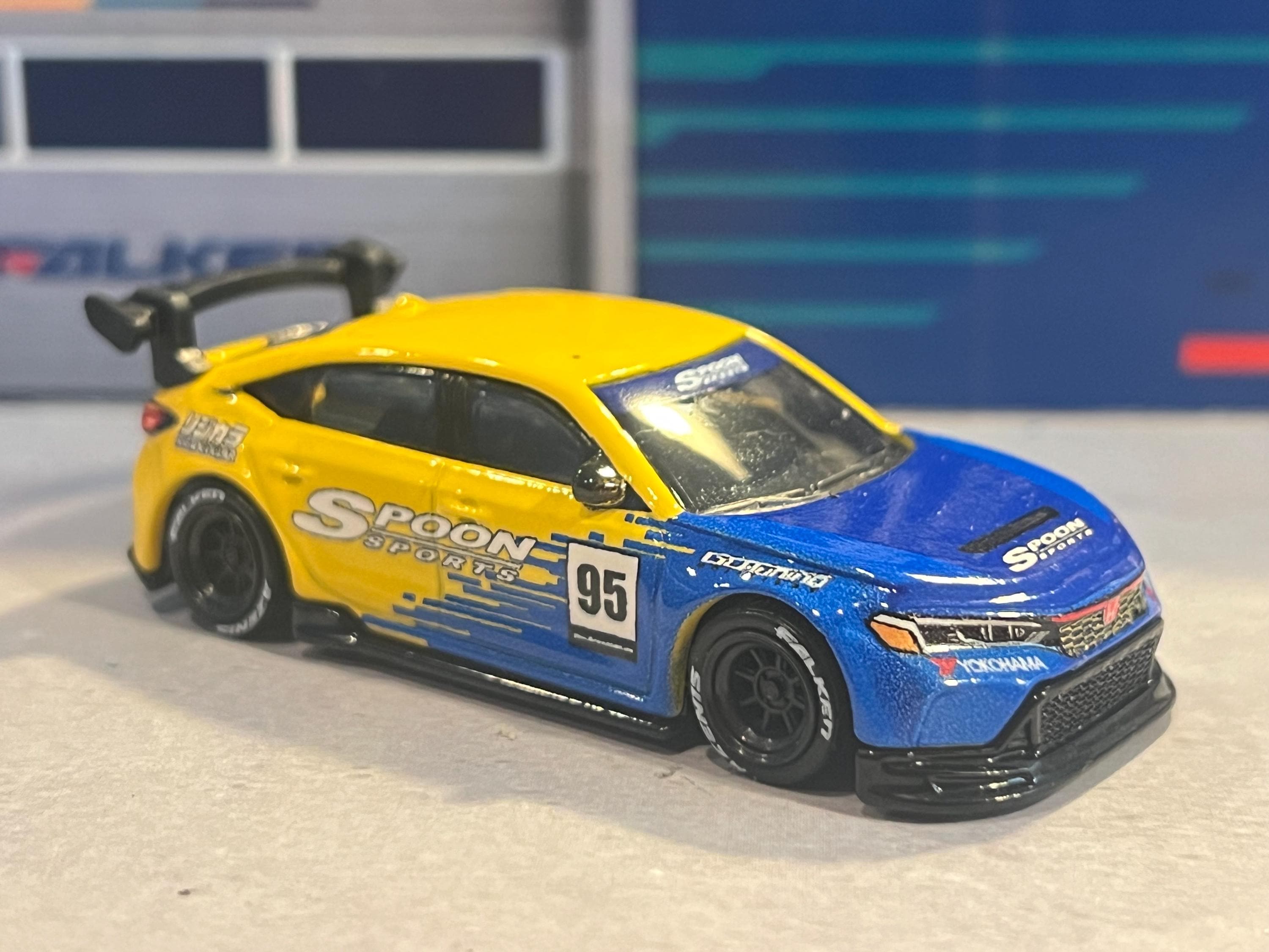 ホットウィール シビック セット FL5 spoon ホンダ シビック Type R (FL5) Spoon SW388 Wheels (ミニカー