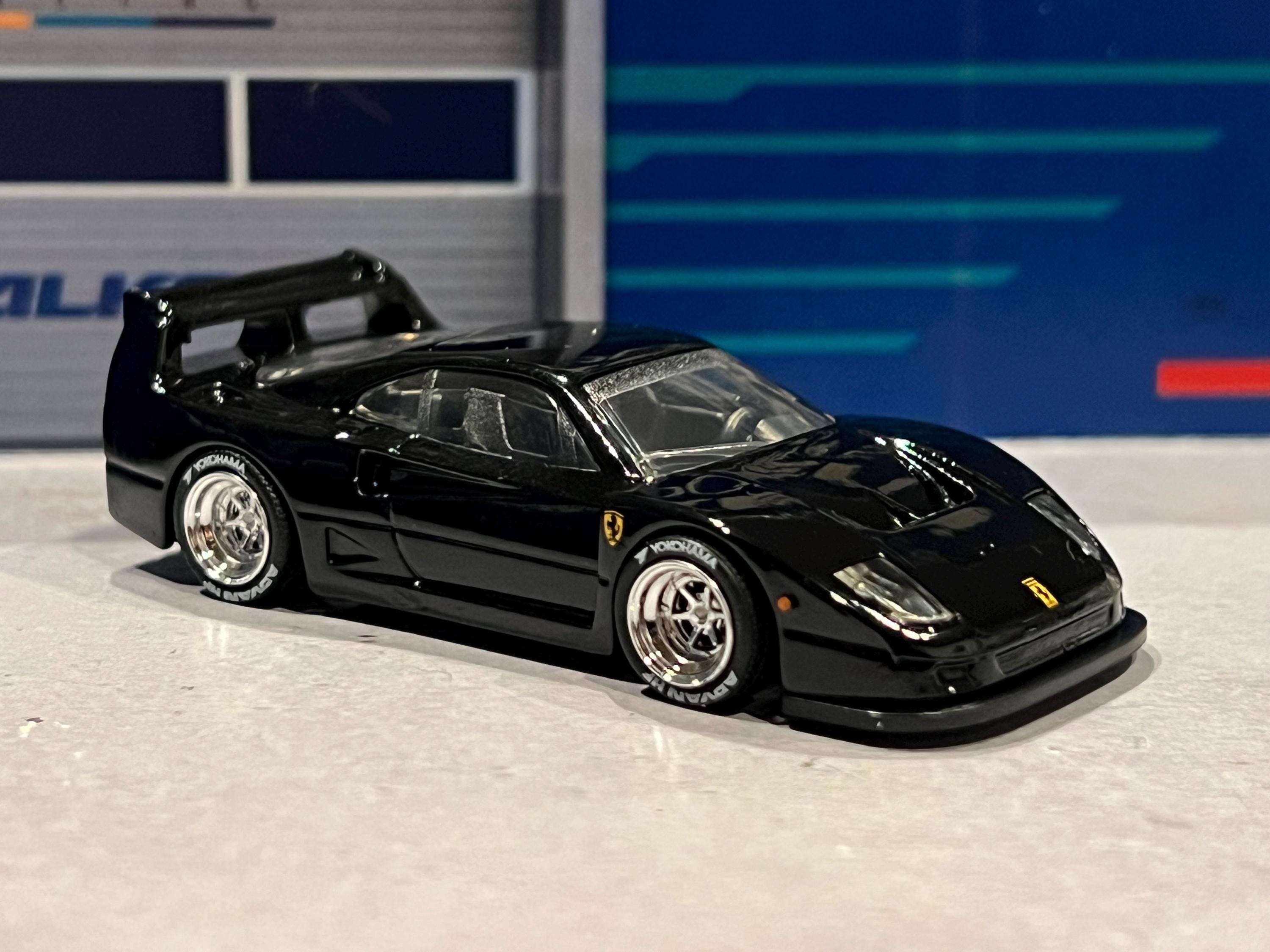 Hot Wheels F40 Competizione 1/64 Scale Toy With Real Rider Wheel