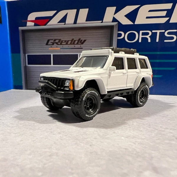 Hot wheels Jeep Cherokee real rider off road wheel swap deep dish bf Goodrich