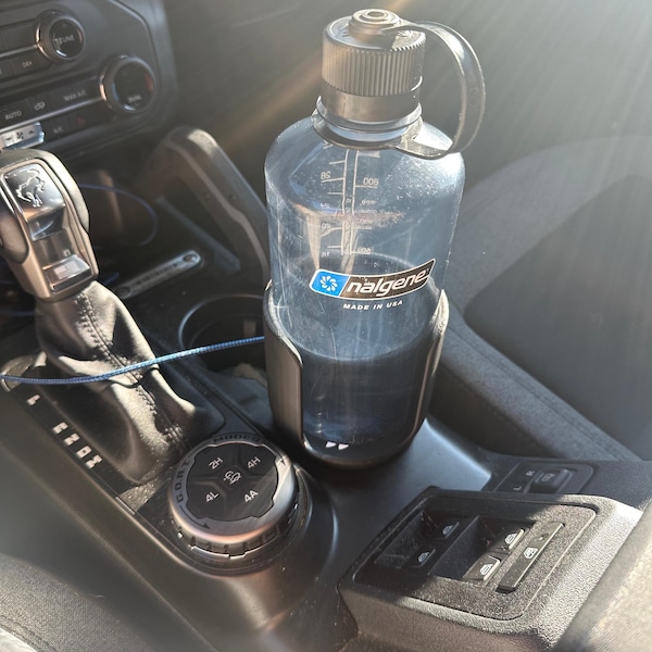 Bronco Water Bottle Cup Holder – Fits Nalgene Hydro Flask, Jeep & Off‑Road Gift