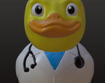 Doctor Duck | Nurse Gift | Healthcare Worker Gift | Nurses Week Gift | Med School Graduation | Hospital Desk Decor | Scrubs Gift