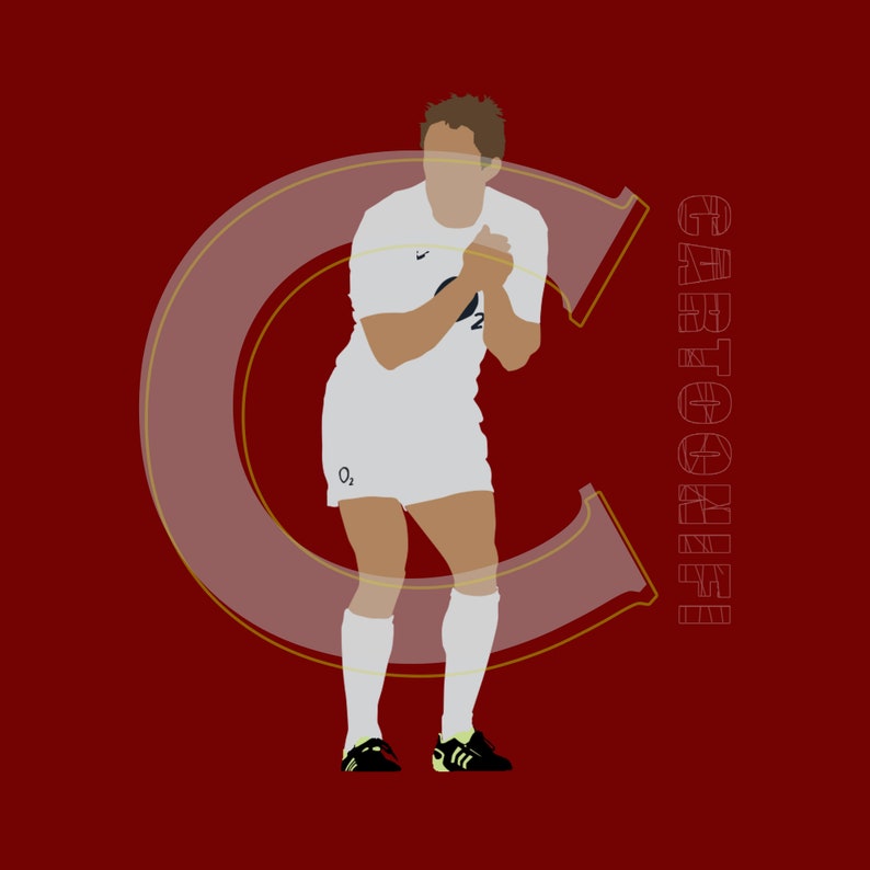 Jonny Wilkinson England Rugby Union Cartoon