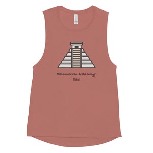 Mesoamerican Archaeology Tank Top for Women, Tikal, Mexico, Mayan Ruins, Mayan Pyramids, Mexico, Vacation