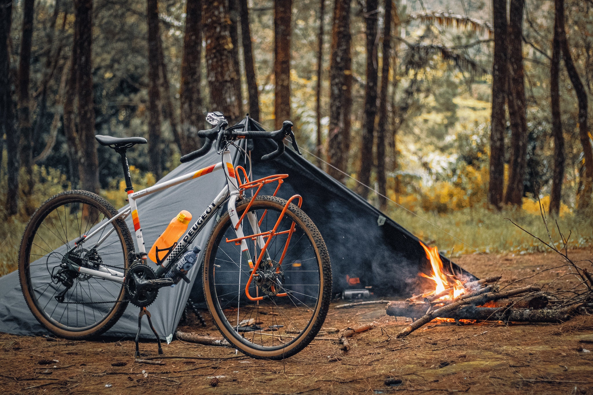 Bike front rack for touring and bikepacking Etsy