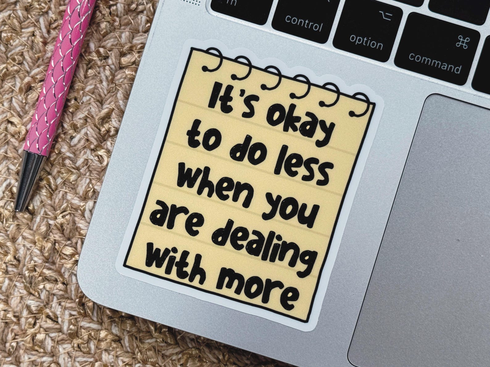 It's Okay to Do Less When You Are Dealing With More Sticker, Positive ...