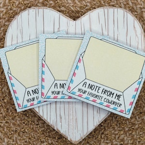 A Note From Me Your Favorite Coworker Sticky Notes, Cute Sticky Notes, Office Memo Pad, Fun Notepad, Teacher Sticky Notes, Office Stationery image 5